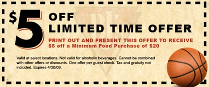 bjs restaurant printable coupon